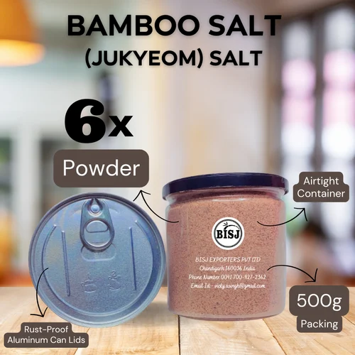 Bamboo Salt 6x (6 Times Roasted) 500gms, Powder