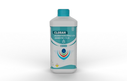 Cloban(chlorantraniliprole At 4.3% And Abamectin At 1.7%), 1 litre, Physical Form: Liquid