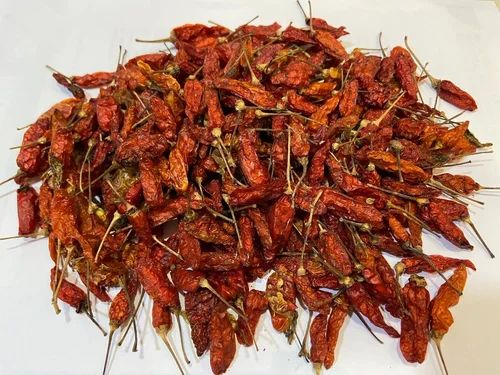 Dried Bird Eye Chilli Pods, Fresh