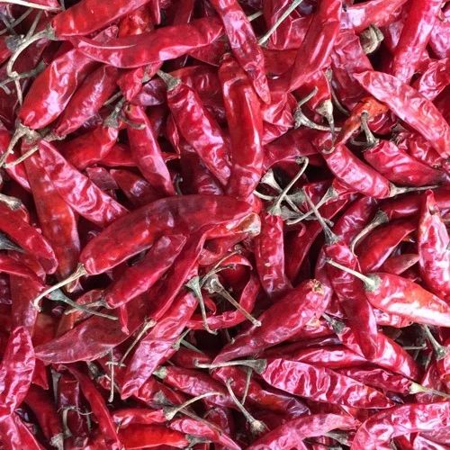 Dry Red Chilli, Whole with Stem