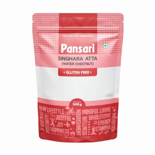 100% Pure Pansari Singhara Atta Flour - 500gm, Packaging Size: 1/2kg