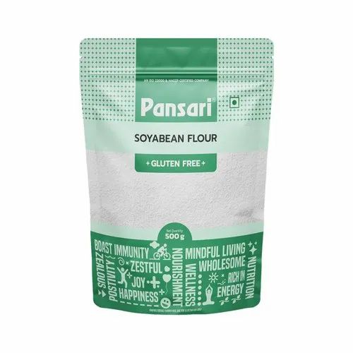 Indian 500 G Pansari Soyabean Flour, Packaging Type: Packet
