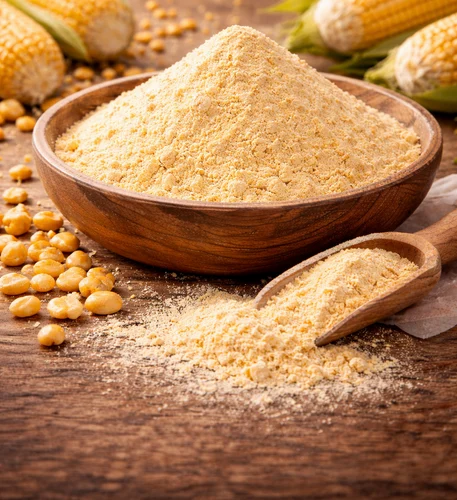 Yellow Pooja Naturals Corn Flour, 1 kg