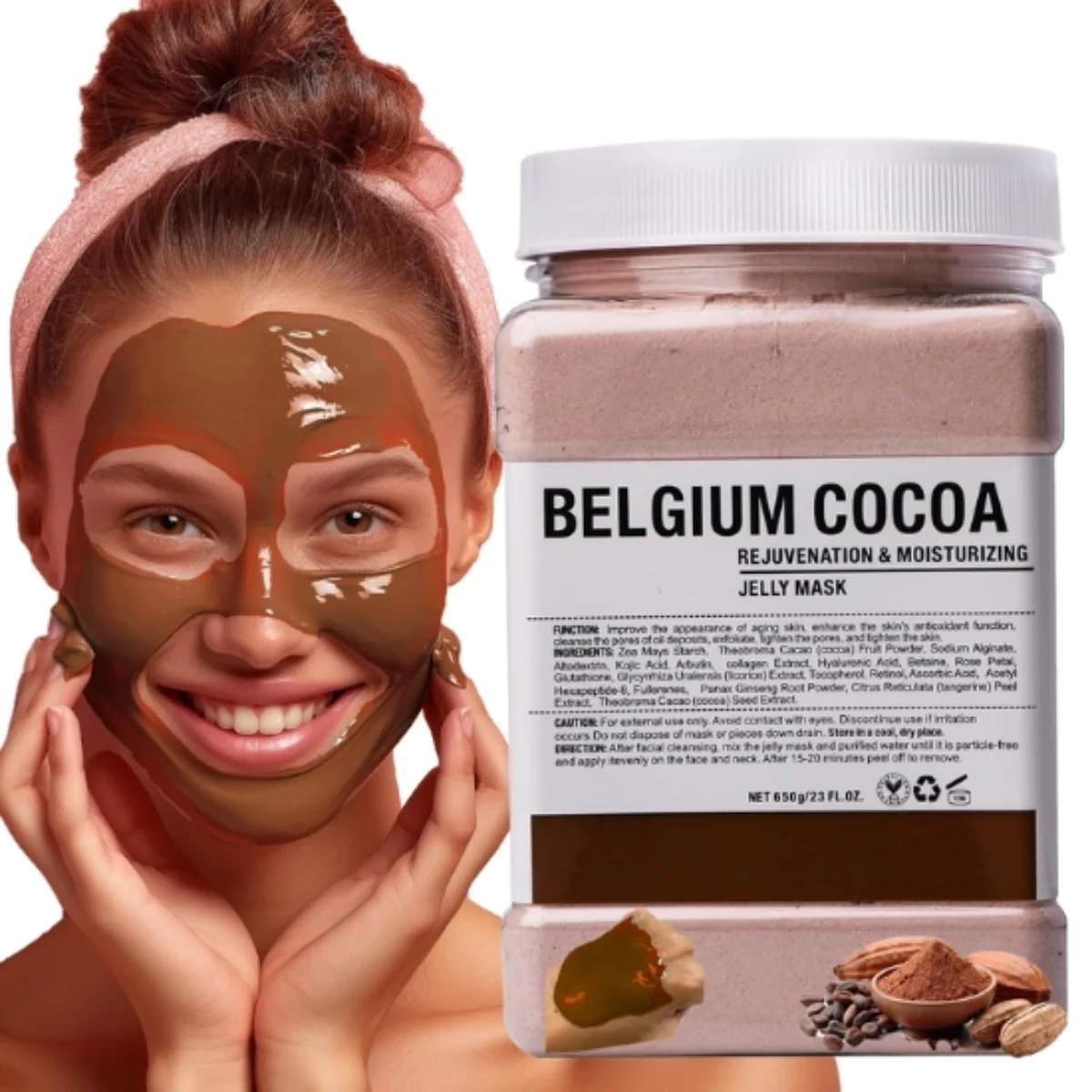 Dermasky Belgium Cocoa Jelly Face Mask