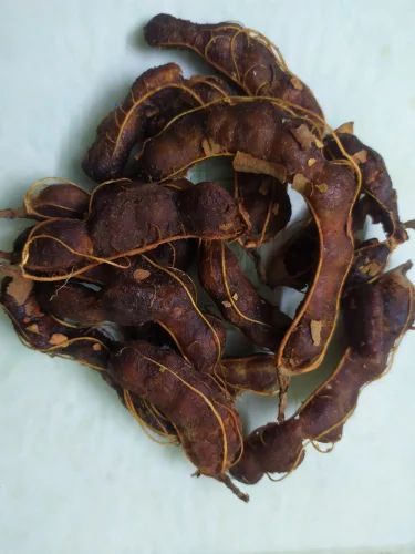 Dark Brown Tamarind With Seeds, 1 kg