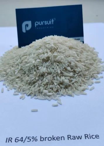 PURSUIT Ir 64 White Raw Rice, Packaging Type: PP Bag, Packaging Size: 25 Kg