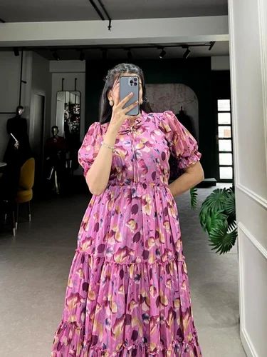 Pr nnk4512 tabby silk printed fully stitch fancy comfy wear kurti online