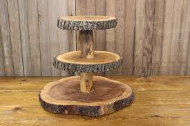 Wood Cake Stand 