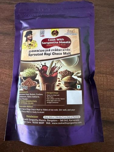 Sprouted Ragi Choco Malt, 250 g