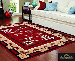 Floral Designer Rectangular Velvet Carpet
