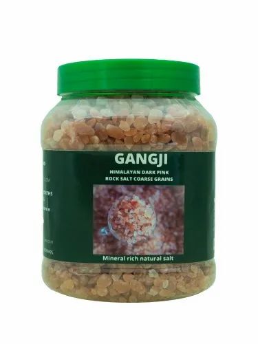 Himalayan Organic Sendha Namak Natural 1kg Dark Pink Rock Salt Crystals