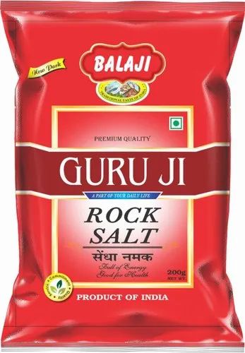 200gm Guruji Rock Salt, Crystal (Granules)