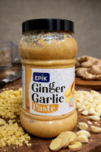 Ginger Garlic Paste 1 Kg Jar with Natural Preservatives