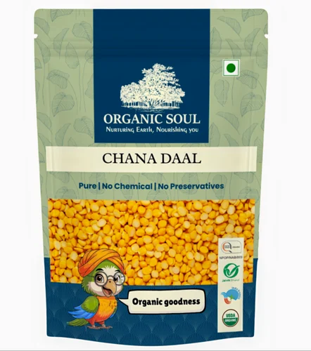 Organic Chana Dal, Packaging Size: 500 g