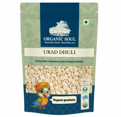 Spice Yellow Organic Urad Dhuli Dal, Packaging Size: 500g