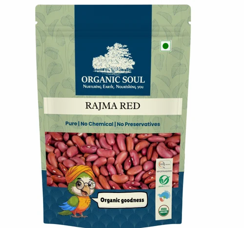 Organic Whole Red Rajma, 500 g