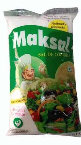 Powder Refined Iodized Free Flow Salt, Packaging Type: Pouch, Packaging Size: 1 KG