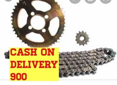 Vendor Scooty pvr yamaha chain & sprocket kit, For Domestic