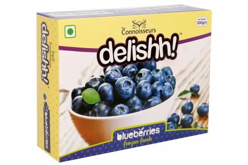 A Grade Delish Blueberries, Packaging Type: Pack, Packaging Size: 500G