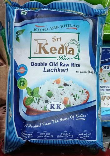 Sri Kedia Double Old Raw Lachkari Rice, Packaging Type: HDPE Bag
