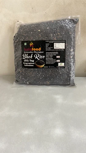 Organic Black Rice, Packaging Size: 1 Kg, HDPE Bag