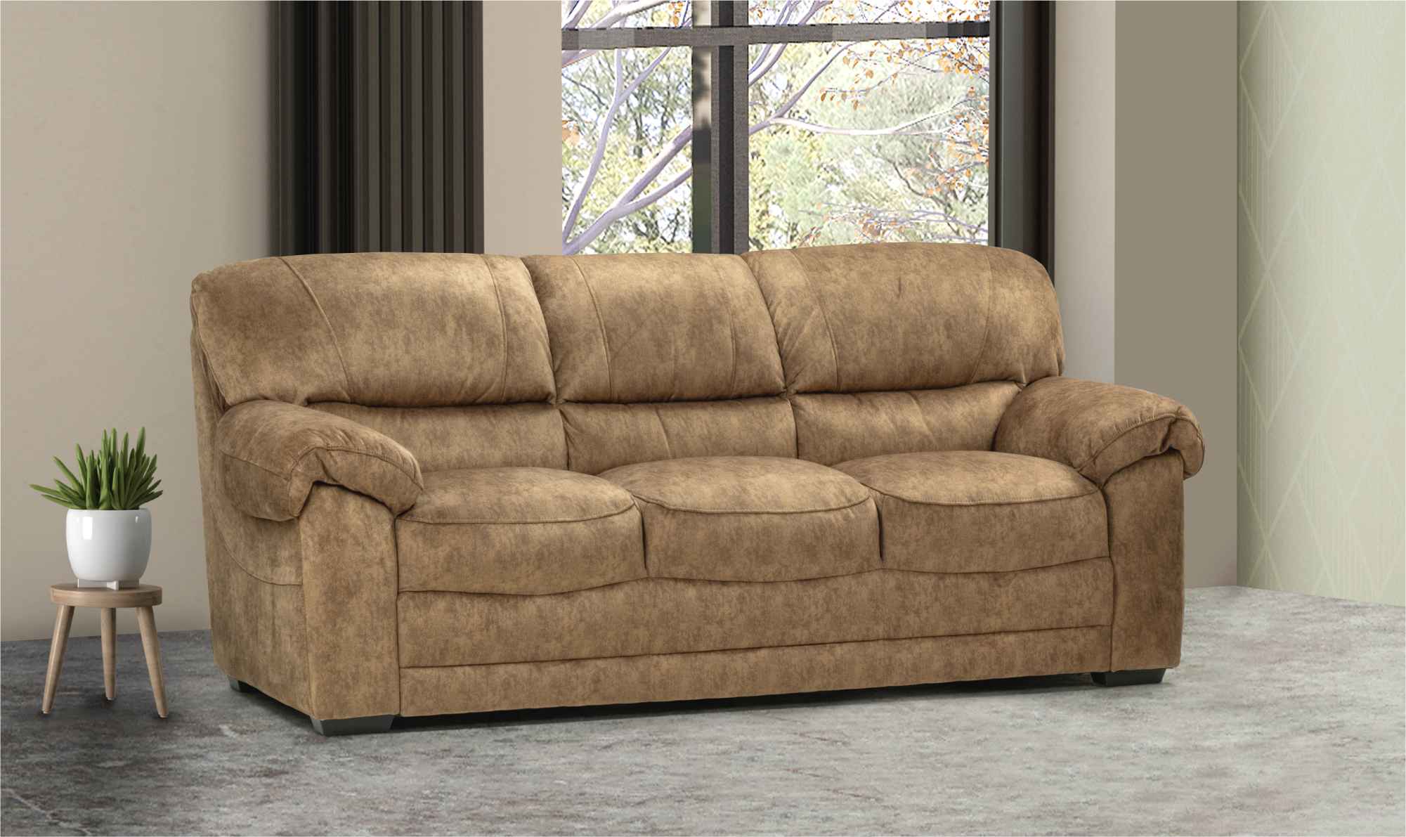 3 Seater Fabric Sofa