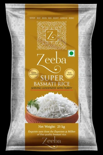 Zeeba super basmati rice, 25 Kg