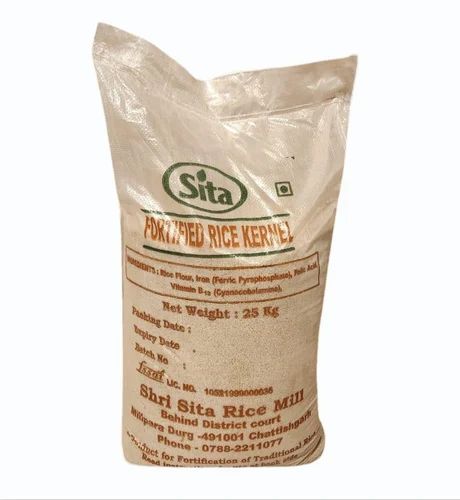 White Fortified Rice, 25 kg