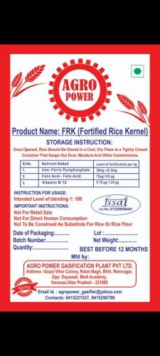Golden Fortified Rice Kernels, Bag