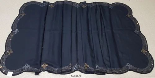 Wool Cut Work With Swarovski Work Stole