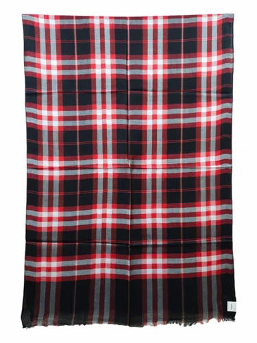 Black Modal Burberry Check Stoles