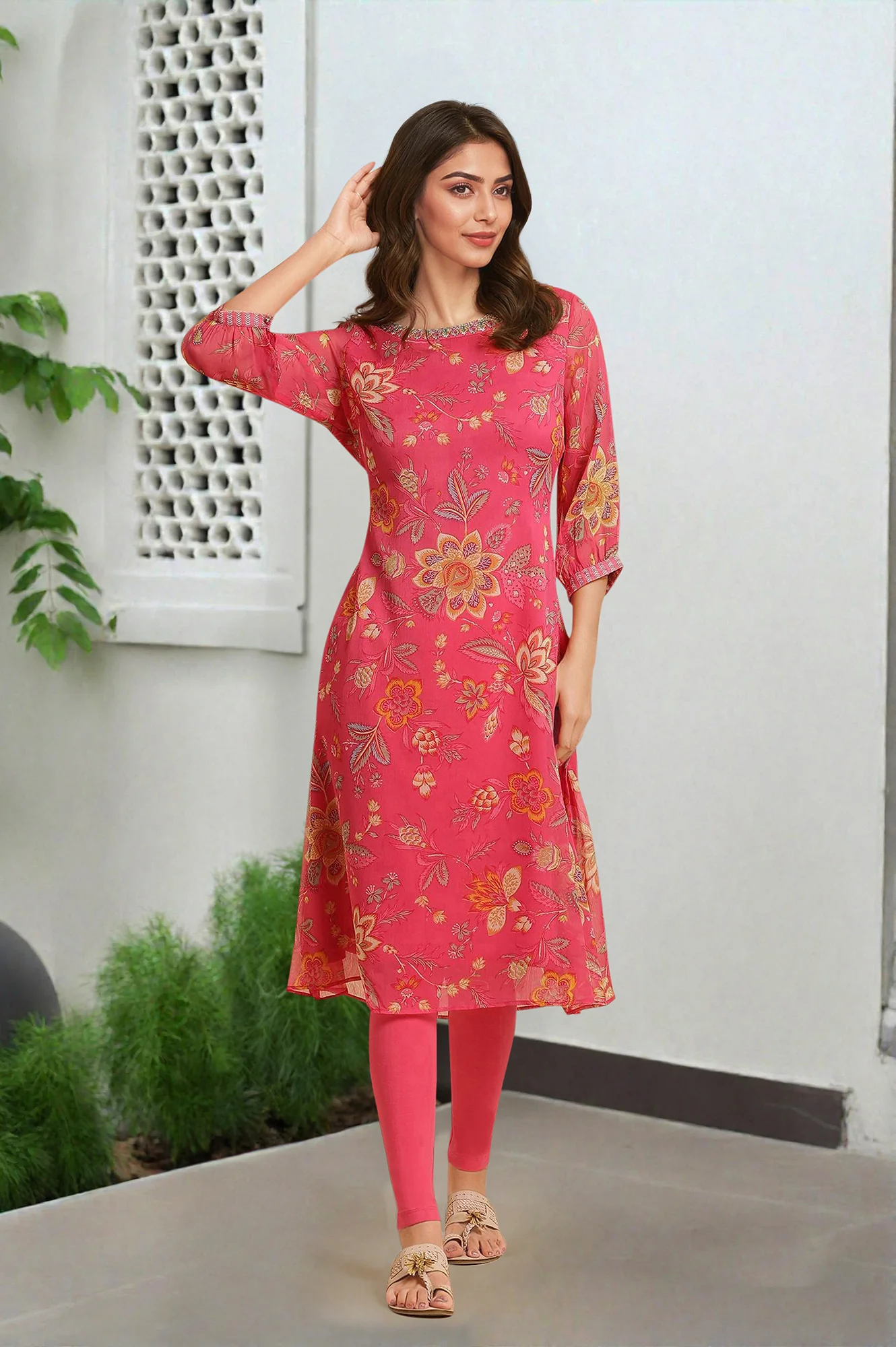 Chiffon Kurti