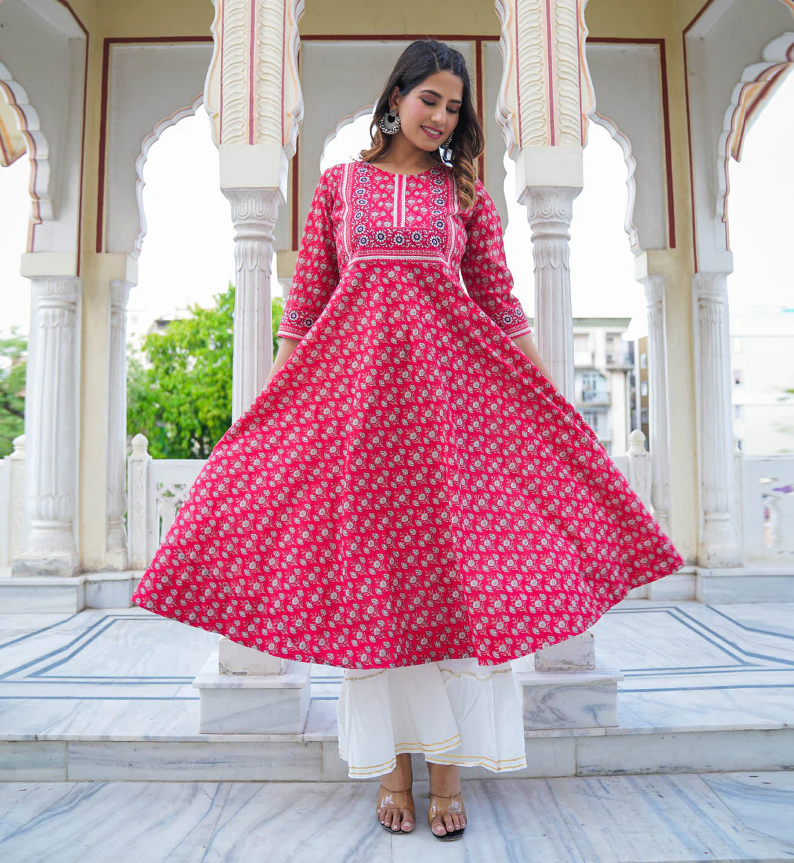Anarkali Cotton Kurti