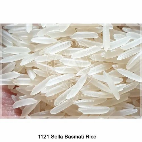 White 1121 Sella Basmati Rice, 25 kg