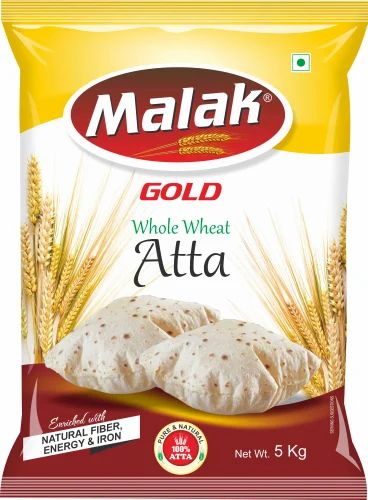 Malak Gold Whole Wheat Atta, Packaging Size: 50 kg