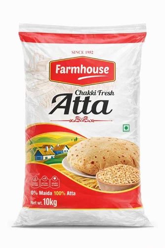 Farmhouse chakki fresh atta, Packaging Size: 10 kg