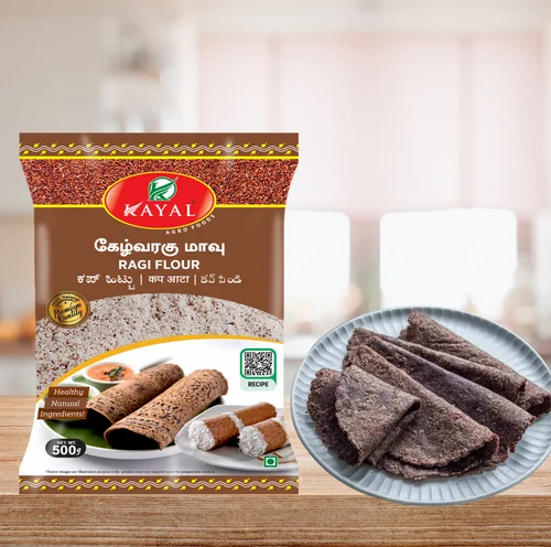 Ragi Flour 500 Grams, Packaging Size: 500gm