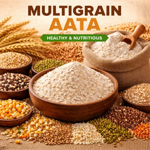 Organic Multigrain Flour, Number of Grains: 10 Grains, Loose