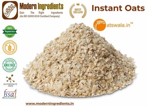 Instant Oats, 25kg, For Breakfast Cereal