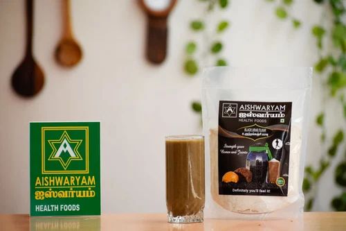 Aishwaryam Black Urad Flour, Packaging Size: 500 g