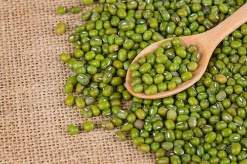 Organic Medium Green Moong Dal, Dried