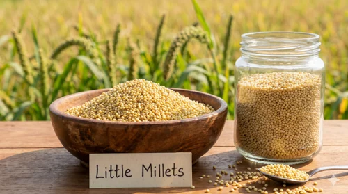 Unpolished Little Millet, Grains