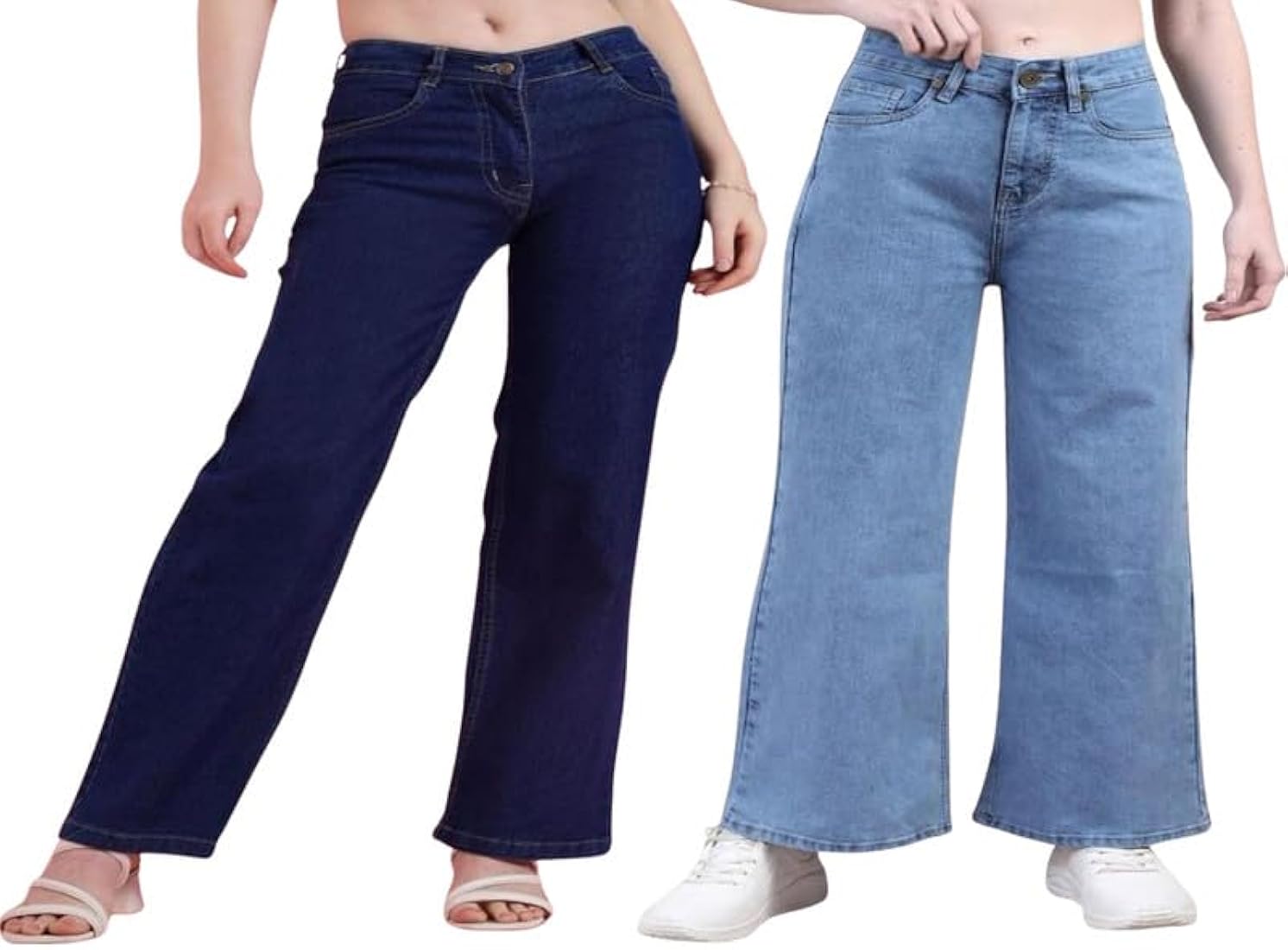 High on Demand Women Straight Leg Comfort Stretch Jeans for Timeless All Season Style