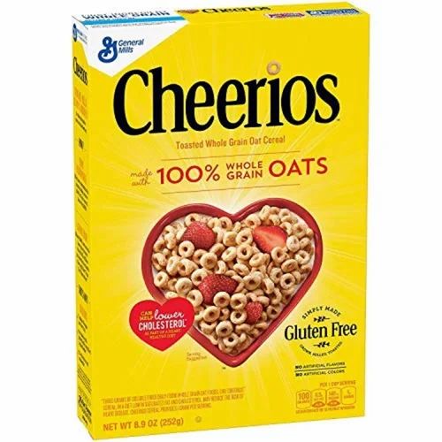 Rolled Oats Cheerios Whole Grain Oat Cereal, 252g, 250 g