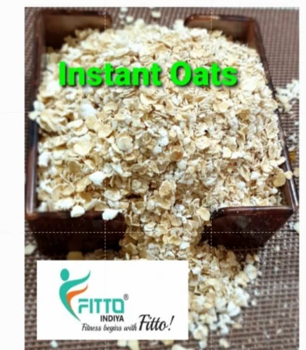 Brown Instant Oats Flakes, High in Protein