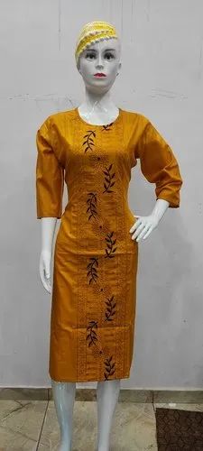 Ladies Embroidery Kurti, Casual Wear