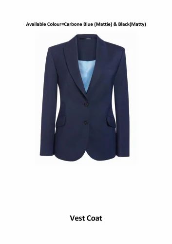 Cotton Hotel Manager Blazer Navy