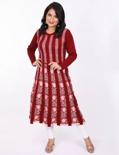 Ladies Full Sleeves Woolen Kurti