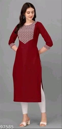 Rayon Rubi Cotton Kurti
