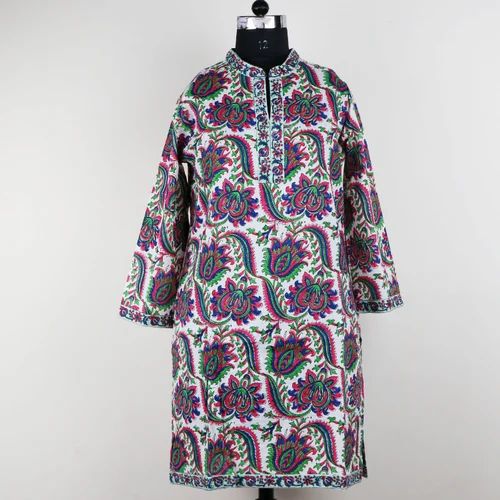 Block Printed Short Kurti